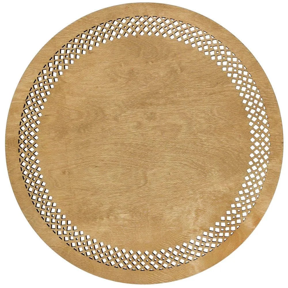 Σουπλά Seljuk (Σετ 4Τμχ) 790PYN1137 36x36cm Honey Hermia Wood
