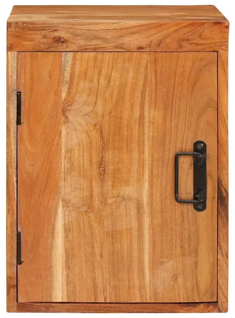 vidaXL Κομοδίνο Καφέ 35 x 33 x 48 εκ Σταθερό Ξύλο Ακακίας