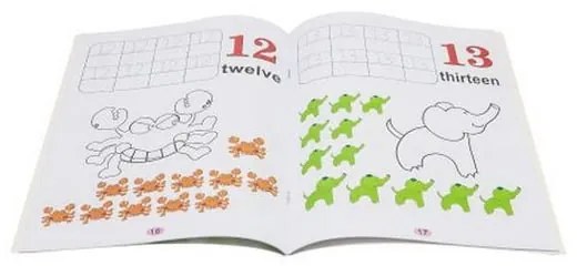 Βιβλίο ζωγραφικής με τους αριθμούς - Coloring book with numbers
