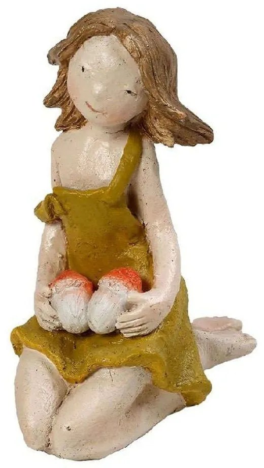 Διακοσμητικό Αγαλματίδιο ZAX207 14x11,5x7cm Green Espiel Polyresin
