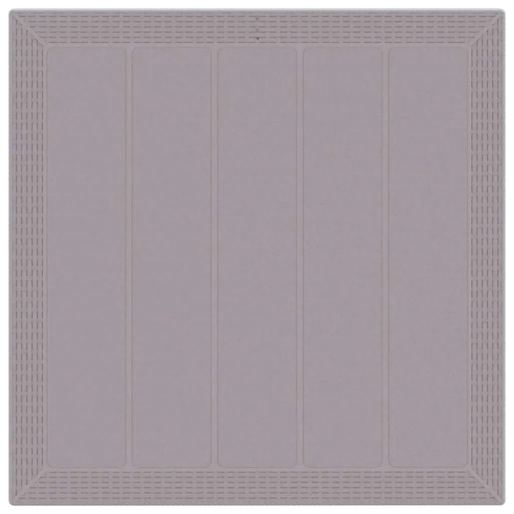 vidaXL Σέτ φαγητού για κήπο 5 pcs Ανοιχτό γκρι Rattan Polt