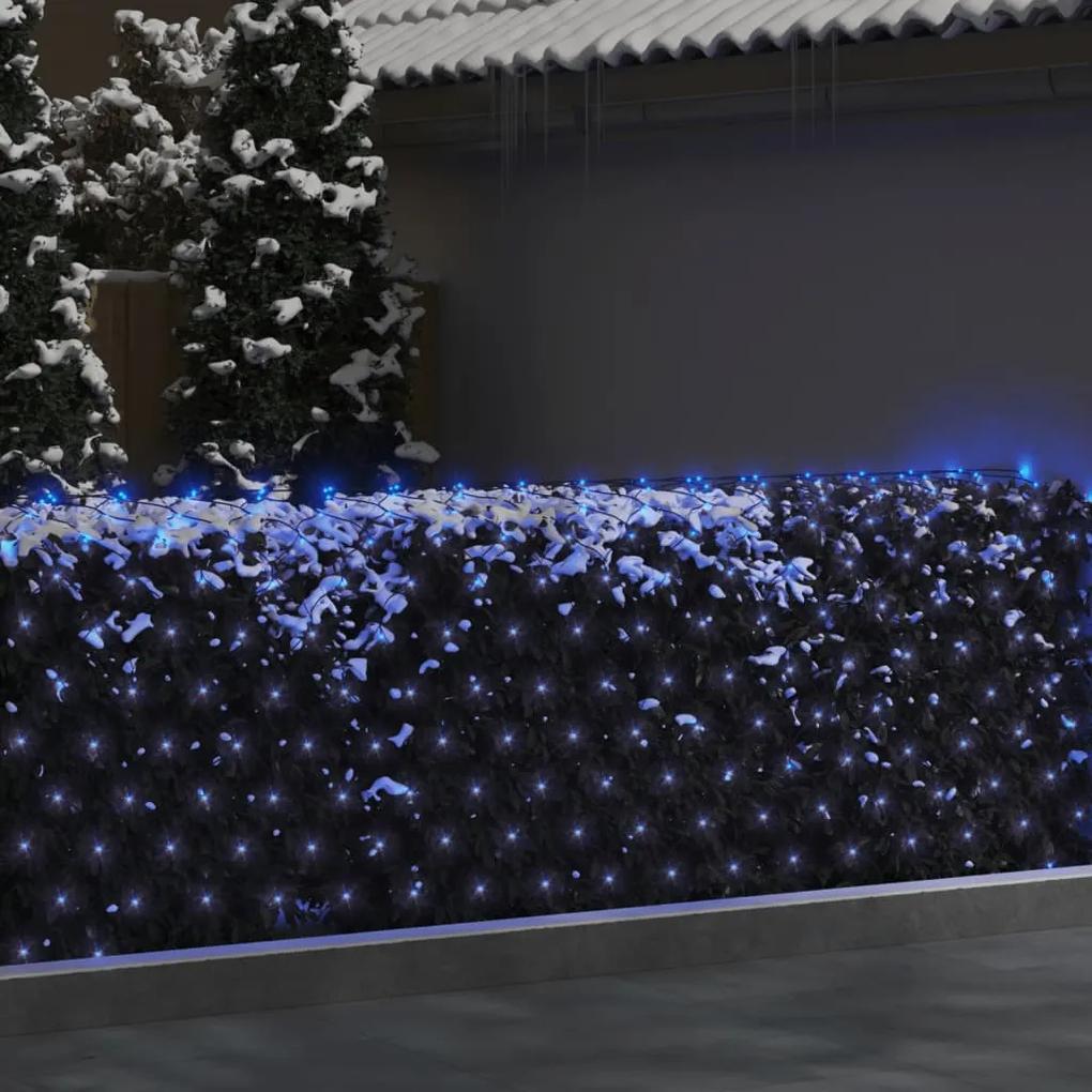 vidaXL Χριστουγεν. Φωτάκια Δίχτυ Γαλάζια Εσ./Εξ. Χώρου 3x3 μ. 306 LED