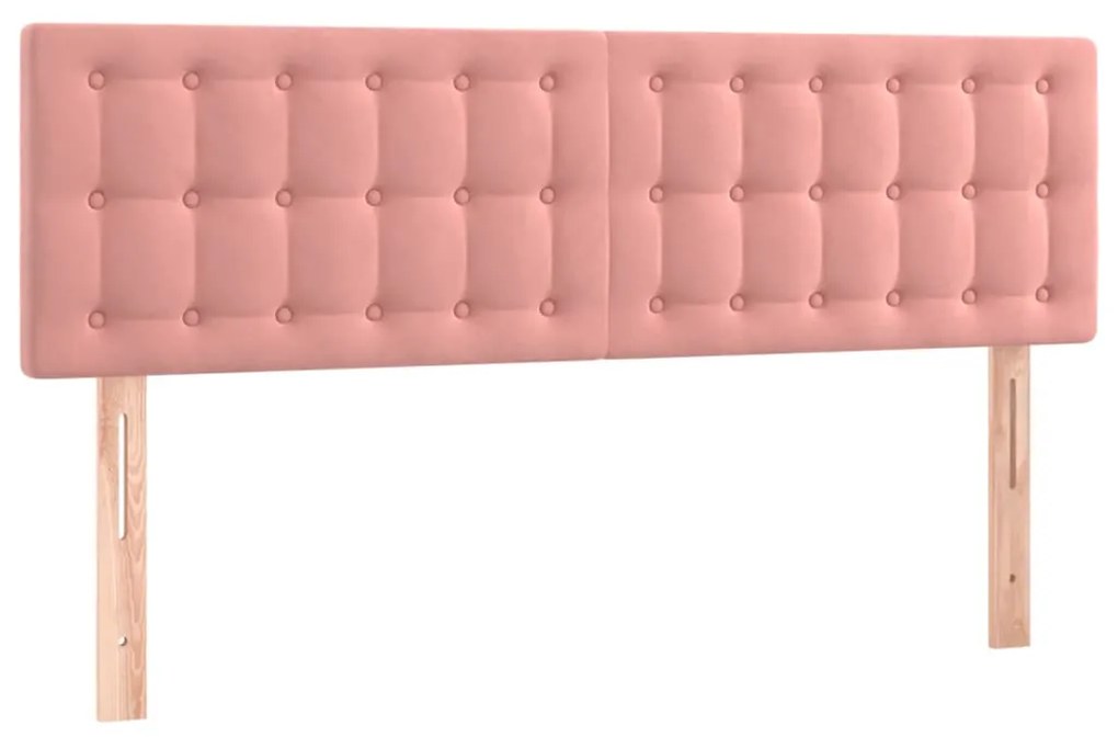 ΚΡΕΒΑΤΙ BOXSPRING ΜΕ ΣΤΡΩΜΑ ΡΟΖ 140X200 ΕΚ. ΒΕΛΟΥΔΙΝΟ 3127738