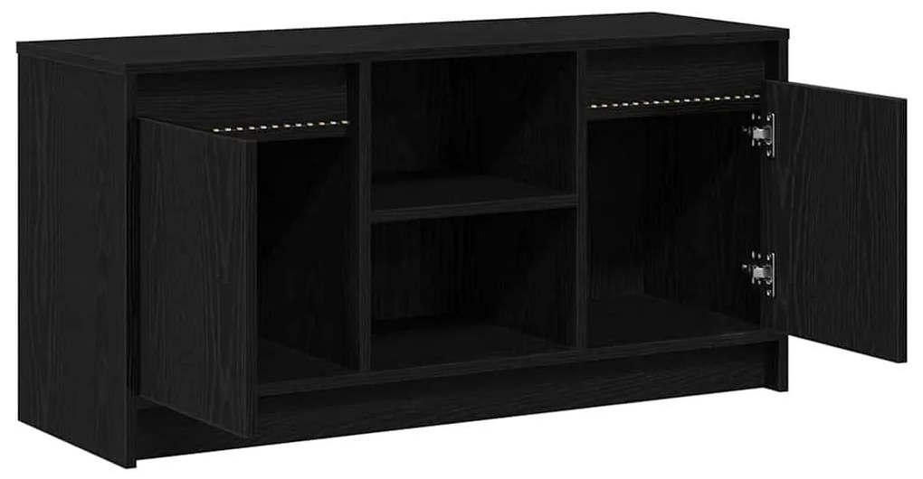 vidaXL Ντουλάπι TV Μαύρο 100 x 34 x 50 εκ Επεξεργασμένο ξύλο