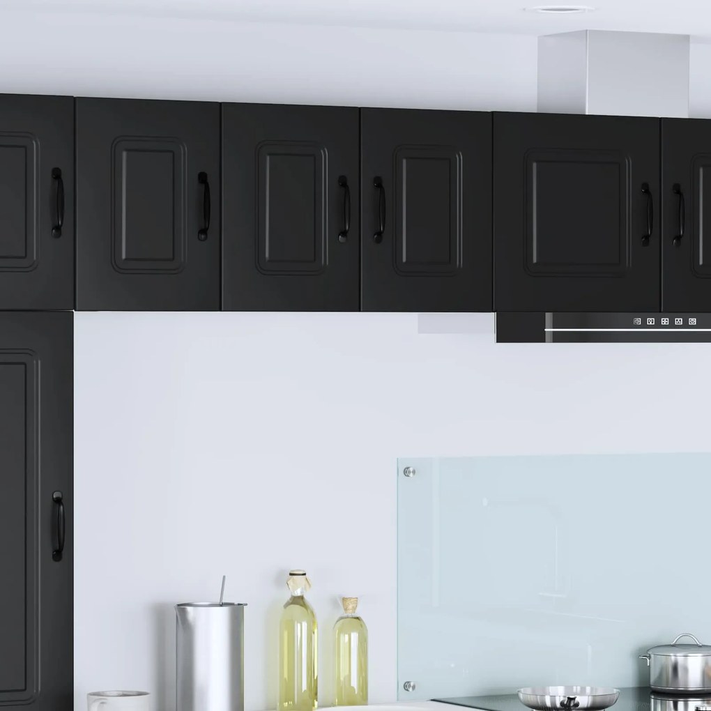 Ντουλάπα Κουζίνας Kalmar 2 pcs Μαύρο 30 x 31 x 40 εκ.