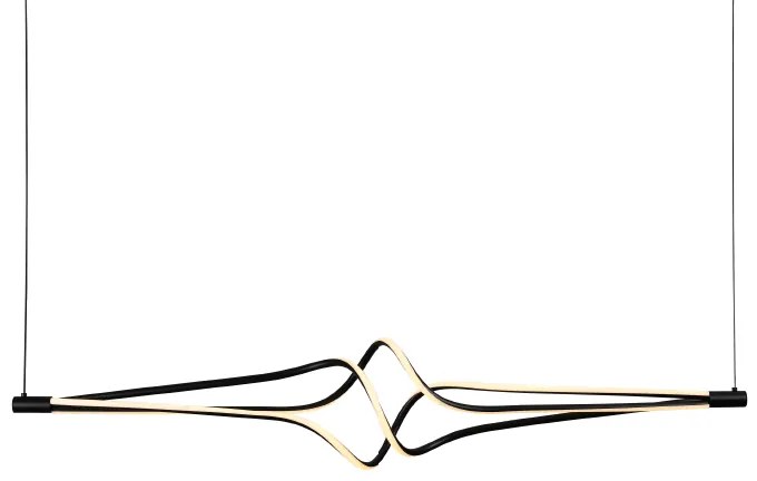 Φωτιστικό Κρεμαστο Aca HM607LEDPBKCCT Μαύρο Ματ (Black Mat) 3000-4000-6000K