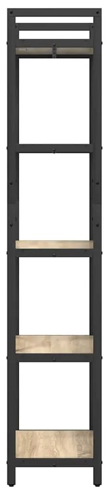 vidaXL Ράφι Βιβλίων Δρύς Sonoma 56 x 34 x 171 εκ Επεξεργασμένο ξύλο