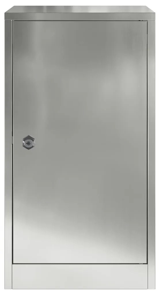 vidaXL γραμματοκιβώτιο Μαύρο 30 x 23 x 55 εκ. Γαλβανισμένος χάλυβας