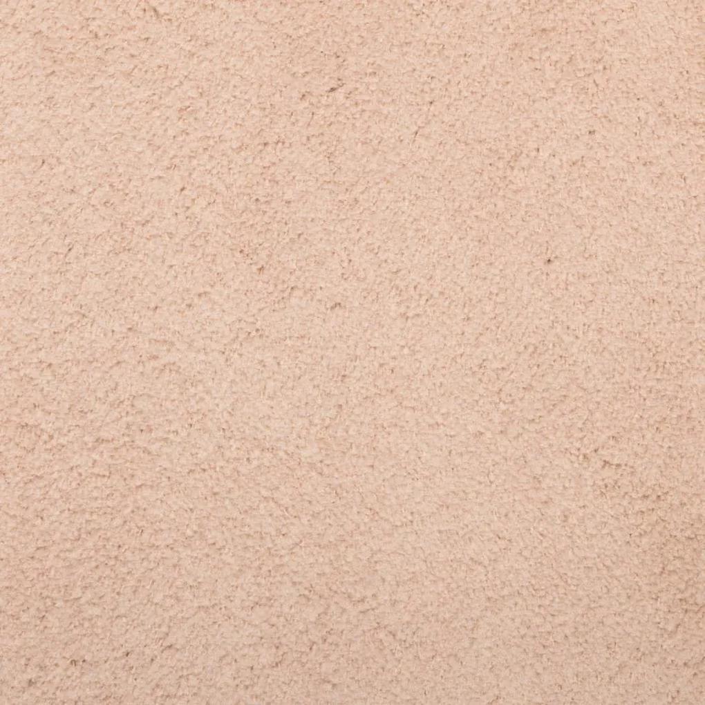 Χαλί HUARTE με Κοντό Πέλος Μαλακό/ Πλενόμενο Ροδαλό 120x120 εκ. - Ροζ