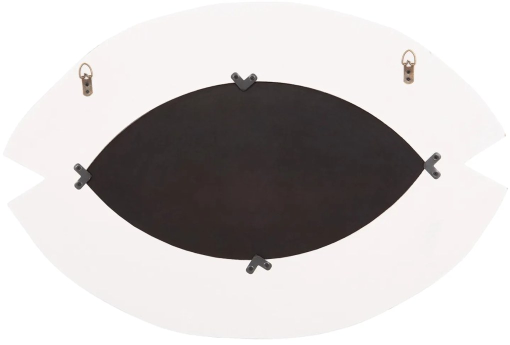 Καθρέπτης Τοίχου SANTORINI Mdf Υπόλευκο - Μπέζ 81x1,8x54Υ εκ. 81x1.8x54 εκ.