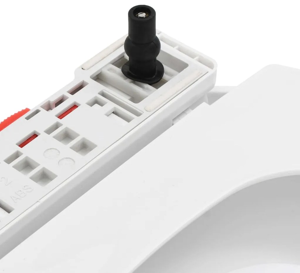 vidaXL Κάλυμμα Λεκάνης με Soft Close &amp; Quick Release Λευκό