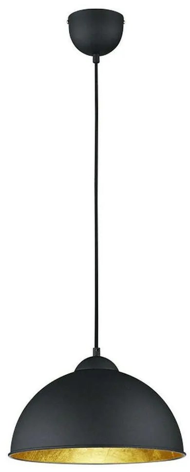 Φωτιστικό Οροφής Jimmy R30121002 1xE27 60W Φ31cm 127cm Black RL Lighting Metal