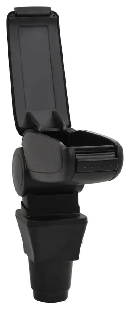 vidaXL Τεμπέλης Αυτοκινήτου Μαύρος 13 x 32,5 x (24-51,5) εκ. από ABS