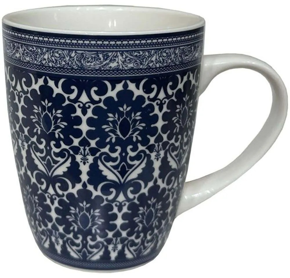 Κούπα Felicia 028878 8x8x11cm White-Blue Πορσελάνη