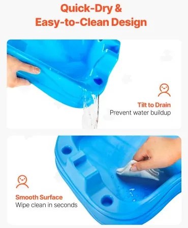 VEVOR Sand &amp; Water Table for Toddlers Double-Sided Kids Activity Waterfall Table