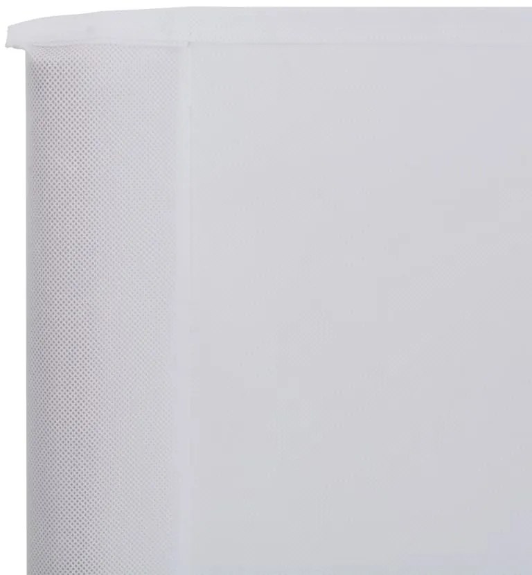 vidaXL Προστατευτικό Αέρα 9 Πάνελ Λευκό Άμμου 1200x160 εκ. Υφασμάτινο