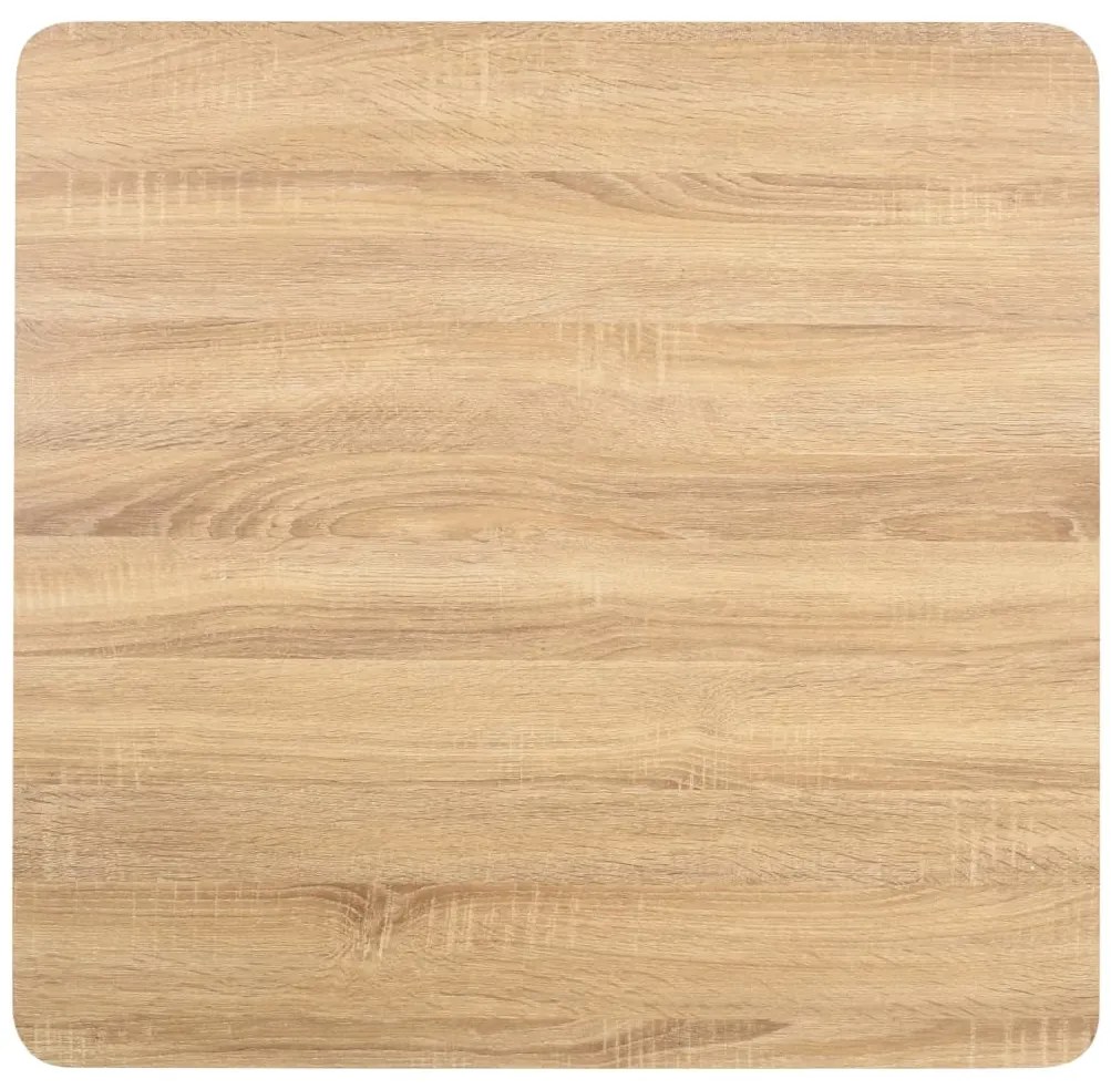 vidaXL Τραπέζι Bistro Ανοιχτό Καφέ 80 x 80 εκ. από MDF