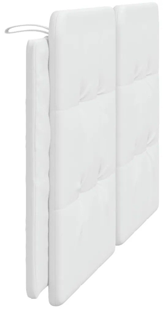 vidaXL Μαξιλάρι για Κεφαλάρι Zadar Λευκό 160 εκ. από Συνθετικό Δέρμα