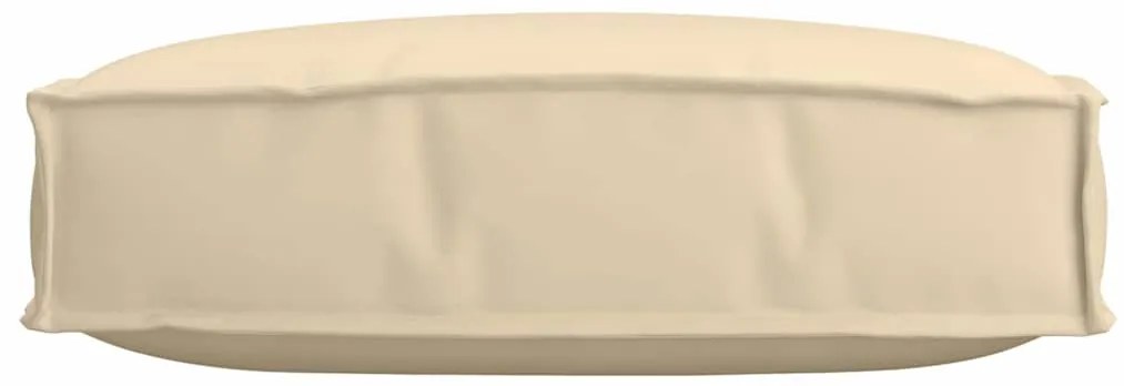 vidaXL Μαξιλάρι παλέτας για κάθισμα Μπεζ 60 x 60 x 12 cm Ύφασμα Oxford