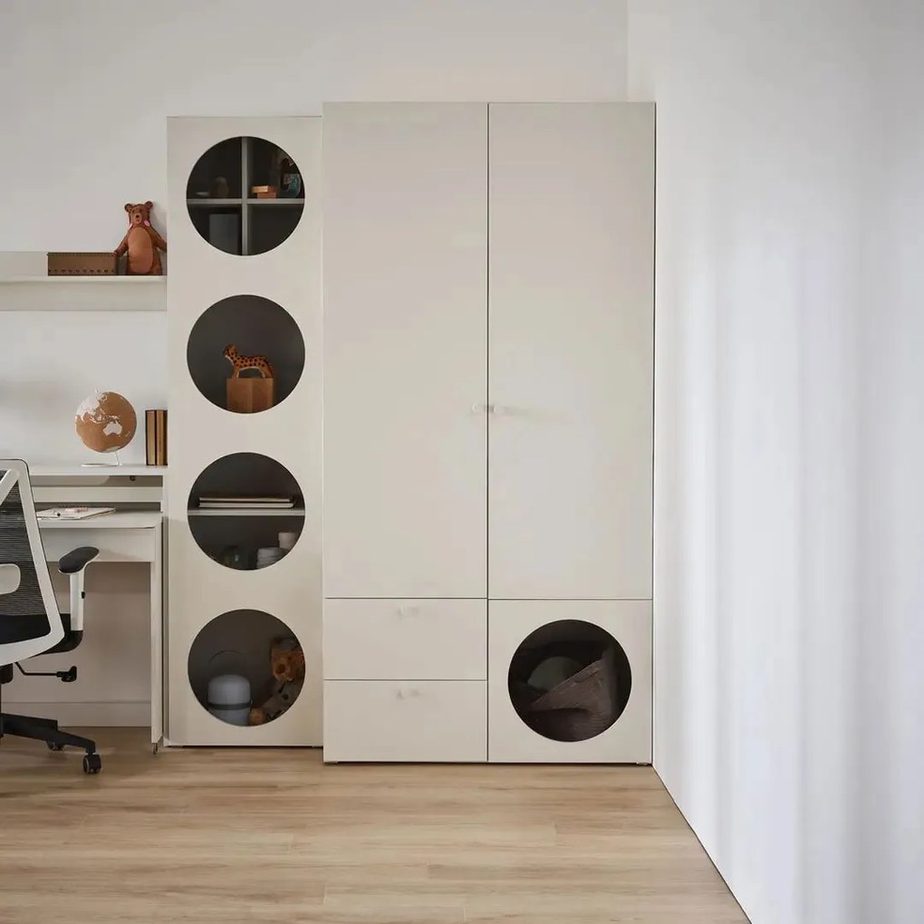 Ντουλάπα Reli Δίφυλλη 1H-Mple