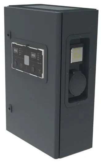 Σταθμός Φόρτισης Μονοφασικός 2 Σημείων 4,6 KW Mode2-3 Green'up Premium 058042 Legrand-58042-Μαύρο 58042