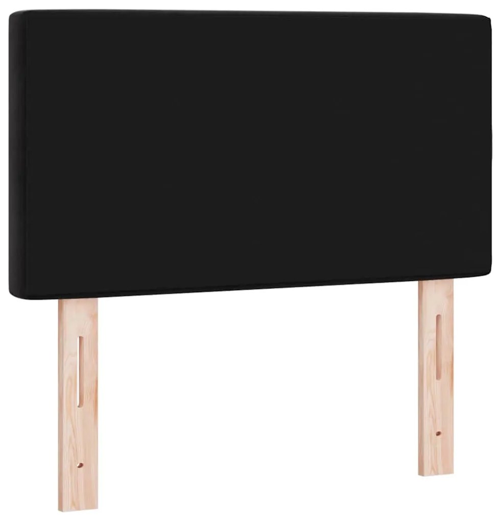 vidaXL Βελούδινο Κεφαλάρι Argyle με κεφαλάρι Μαύρο 80 cm Βελούδο