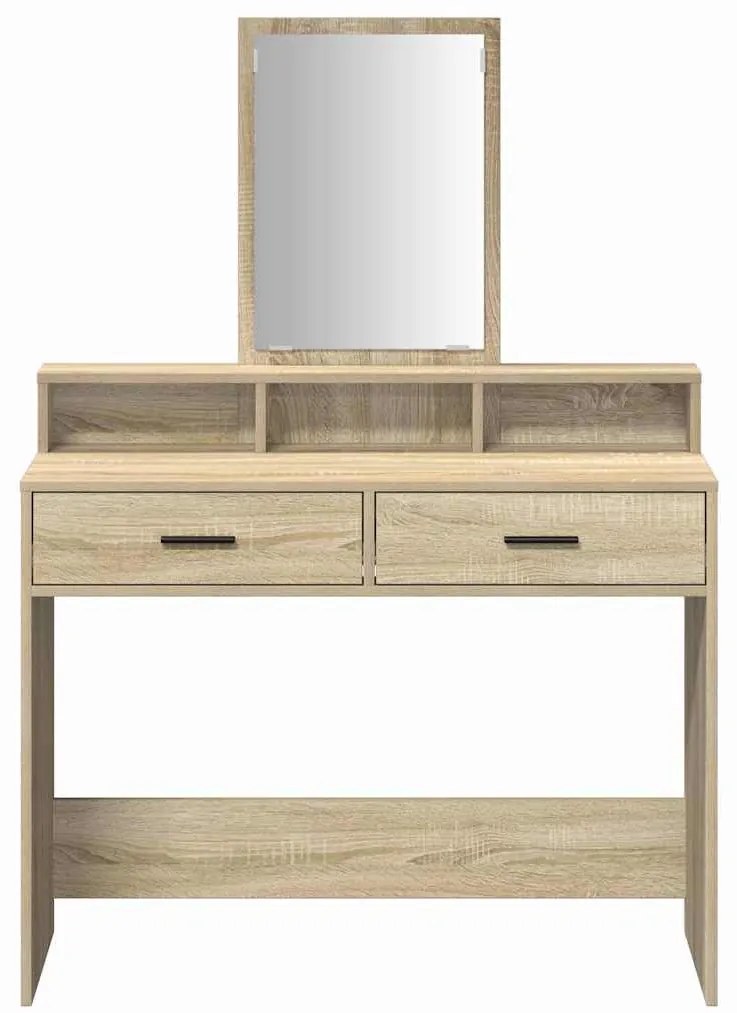 vidaXL Κομμό Υπνοδωματίου με συρτάρι Sonoma Δρυς 100 x 41 x 140 εκ.