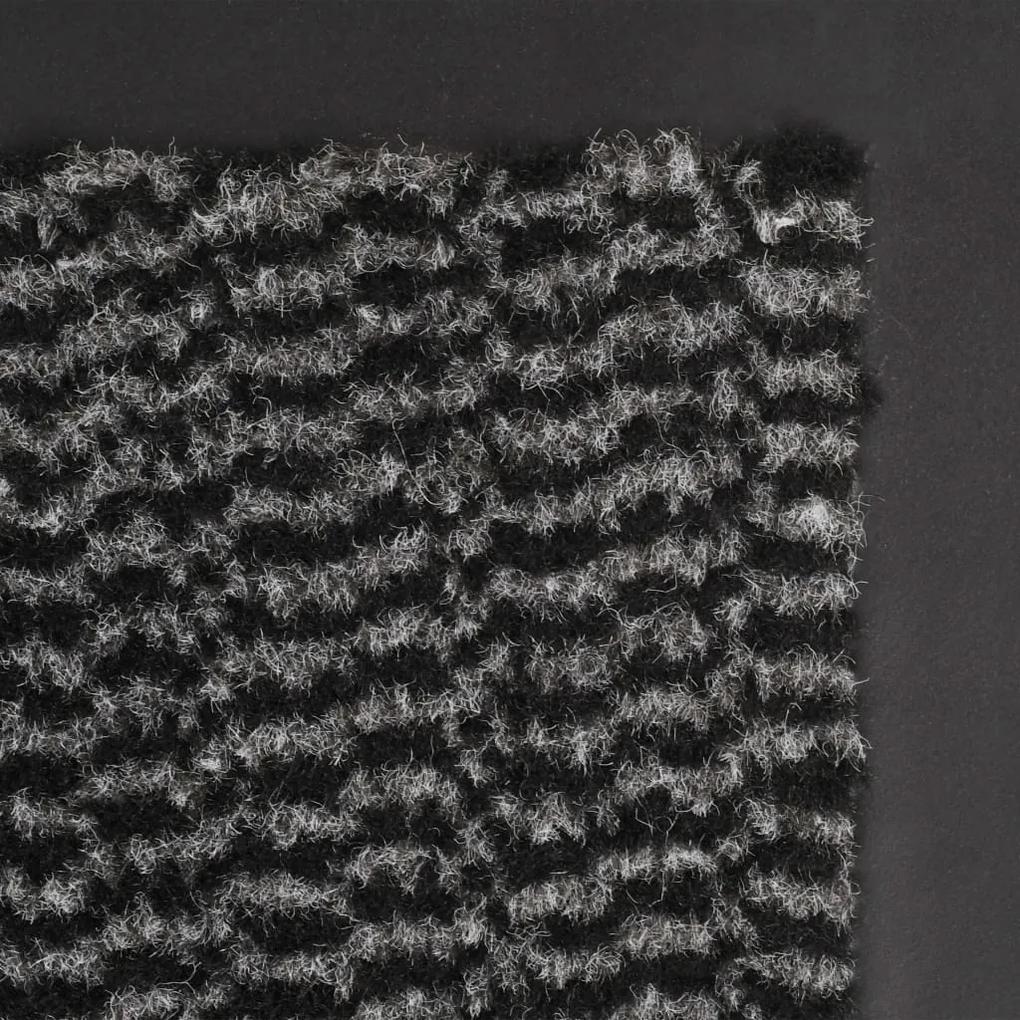 vidaXL Πατάκια Απορροφητικά Σκόνης 2 τεμ. Ορθογώνια Ανθρακί 40x60 εκ.