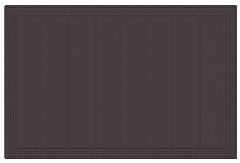 vidaXL Σετ Τραπεζαρίας Κήπου 5 pcs Καφέ 150 x 100 x 73 εκ.