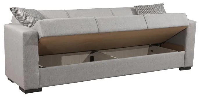 Καναπές - Κρεβάτι New Gracia 3θέσιος Γκρί 222x89x84 εκ. 222x89x84 εκ.