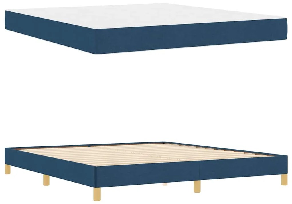 vidaXL Κρεβάτι με ελατήρια Ταμπά, Καφέ 180 x 200 cm