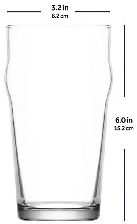 Ποτήρι Μπύρας NONIQ 570ml - LAV - 6 ΤΜΧ