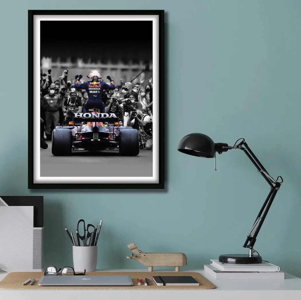 Πόστερ &amp; Κάδρο Max Verstappen F015 21x30cm Εκτύπωση Πόστερ (χωρίς κάδρο)