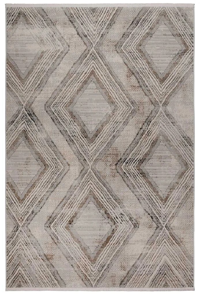 Χαλί (160x230) Βιοκαρπέτ Germaine JG/37A L Grey D Beige
