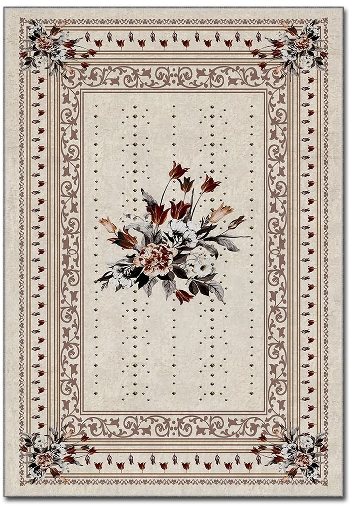 Χαλί Asr Crpt-147 288NGR2496 Beige-Multi Conceptum Hypnose 80X140cm