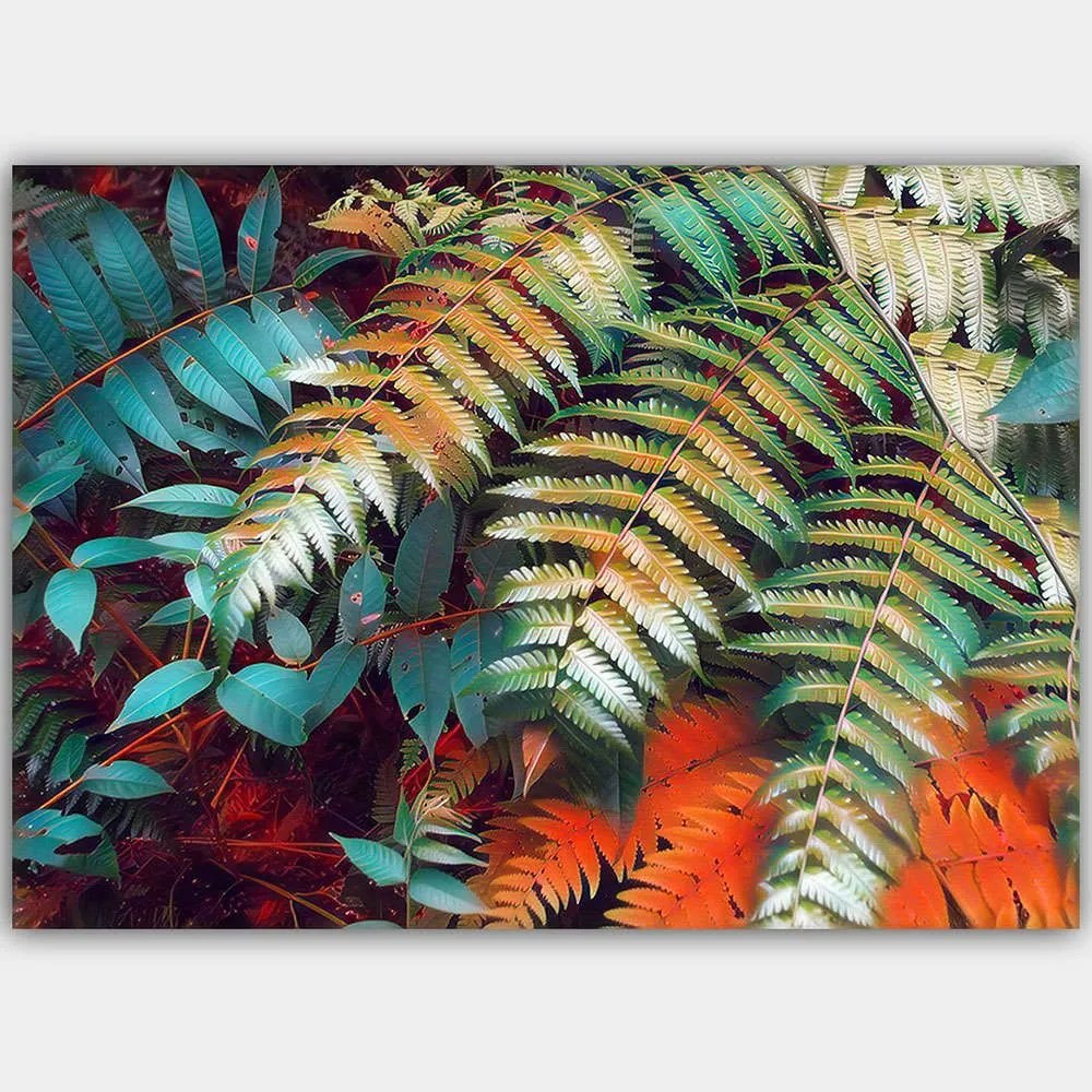 Πίνακας Καμβάς 441HPE1642 100x70cm Multi Wallity Οριζόντιοι Ξύλο, Καμβάς