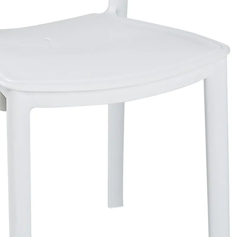 Καρέκλα Ignite pakoworld PP λευκό - Πολυπροπυλένιο - 253-000016