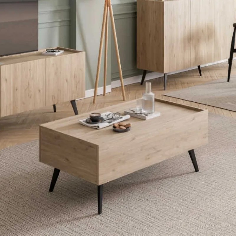 ΤΡΑΠΕΖΑΚΙ ΣΑΛΟΝΙΟΥ LUNA MEGAPAP ΧΡΩΜΑ FLORIDA OAK 102X61X44ΕΚ.