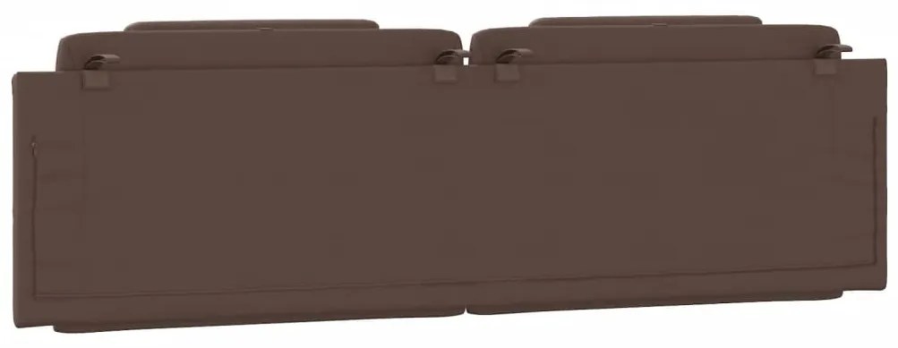 vidaXL Μαξιλάρι για Κεφαλάρι Viana Καφέ 180 εκ. από Συνθετικό Δέρμα