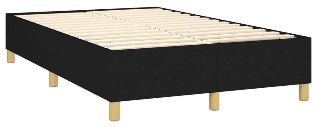 ΚΡΕΒΑΤΙ BOXSPRING ΜΕ ΣΤΡΩΜΑ ΜΑΥΡΟ 120X200 ΕΚ. ΥΦΑΣΜΑΤΙΝΟ 3137303