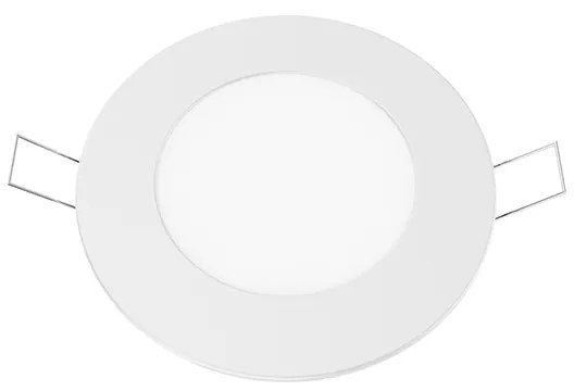 ΛΕΥΚΟ ΣΤΡΟΓΓΥΛΟ LED ΠΑΝΕΛ ΧΩΝΕΥΤΟ 6W 6500K 470Lm Φ119mm 230V AC Ra80 ACA PENU665RW
