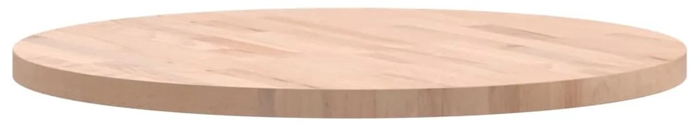 vidaXL Επιφάνεια Τραπεζιού Στρογγυλή Ø60x2,5 εκ. Μασίφ Ξύλο Οξιάς