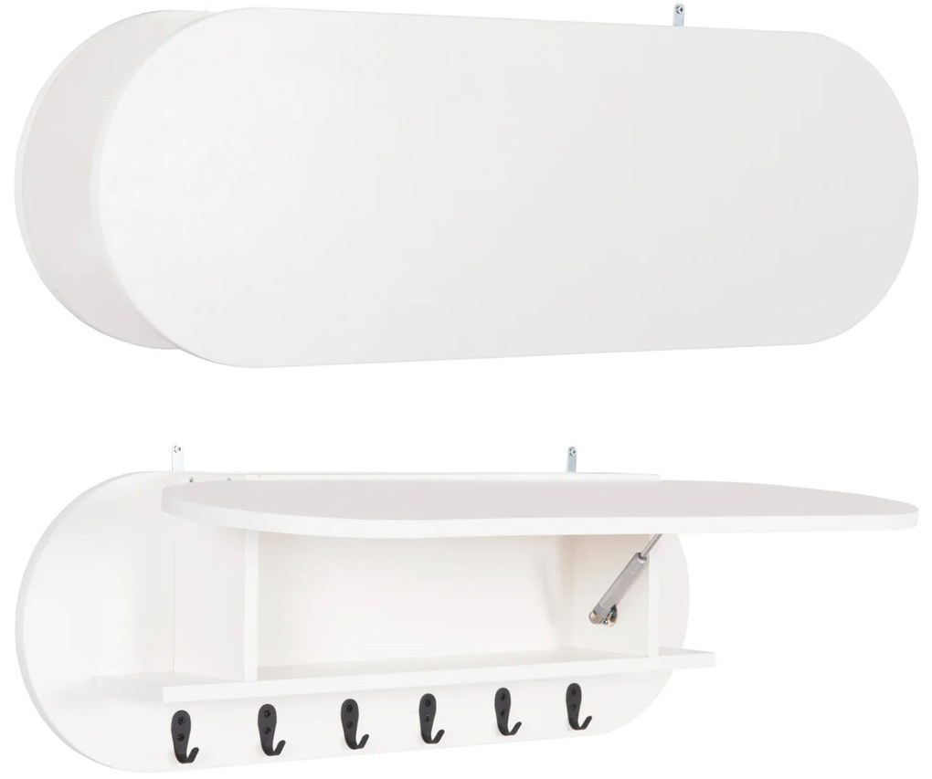 ΚΡΕΜΑΣΤΡΑ ΕΙΣΟΔΟΥ & ΚΛΕΙΣΤΟ ΡΑΦΙ STOR HM18078.03 ΜΕΛΑΜΙΝΗ ΣΚΟΥΡΟ ΓΚΡΙ 84x15.5x28.5Υεκ