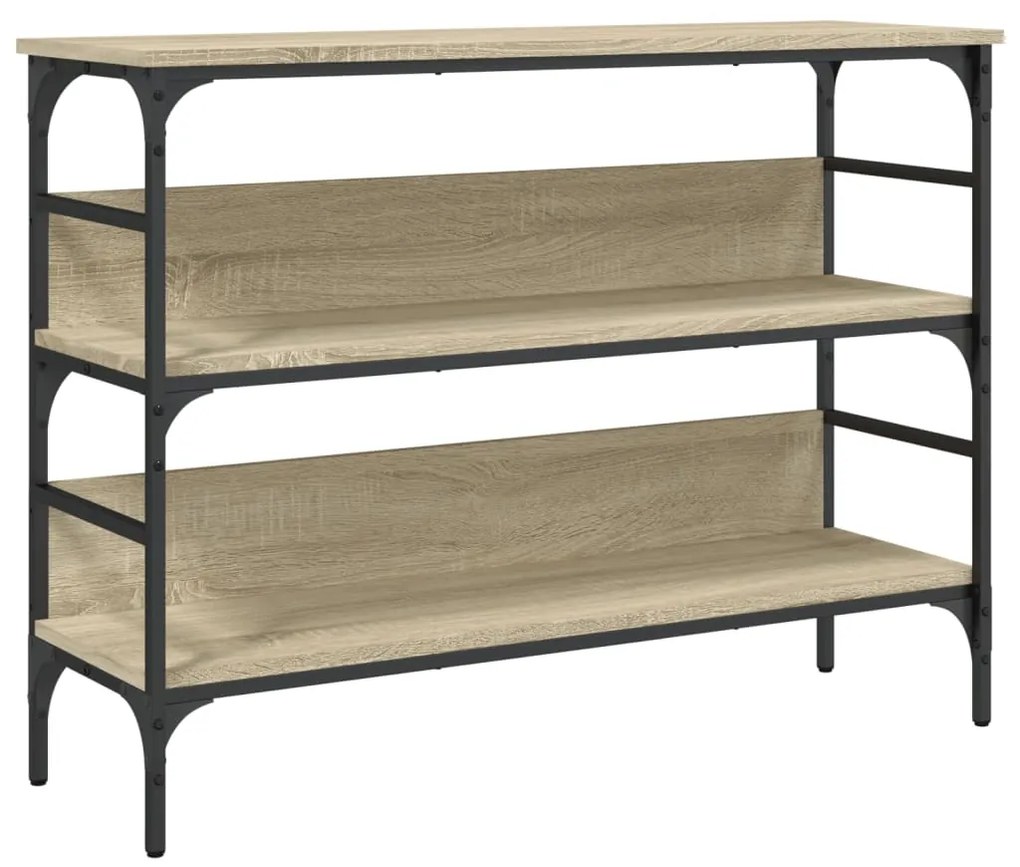 vidaXL Τραπέζι Κονσόλα Sonoma Δρυς 100x32x75 εκ. Επεξεργασμένο Ξύλο