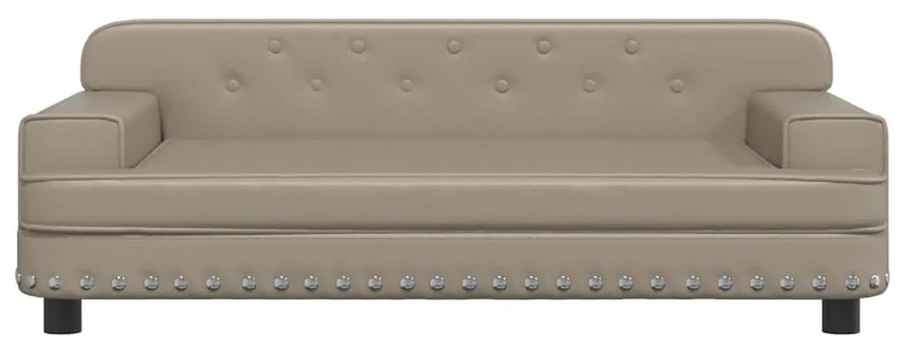 vidaXL Καναπές Παιδικός Καπουτσίνο 90x53x30 εκ. από Συνθετικό Δέρμα