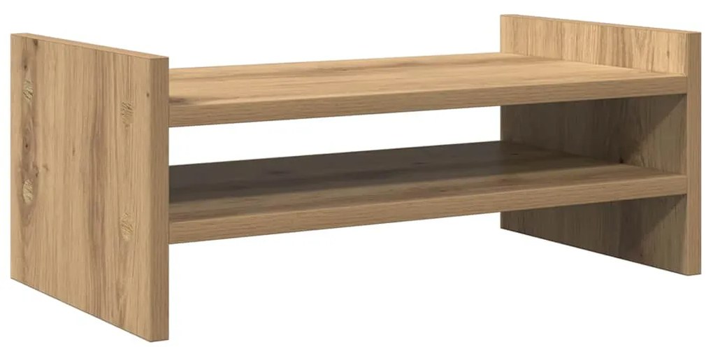 vidaXL Βάση Οθόνης Αρτισιανή Δρυς 50x27x20 εκ. από Επεξ. Ξύλο