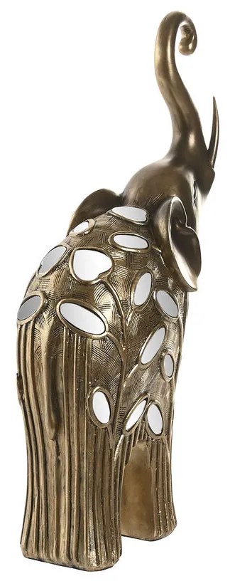 Διακοσμητική Φιγούρα Home ESPRIT Αργυρό Ελέφαντας 22,5 X 10,5 X 37,5 CM