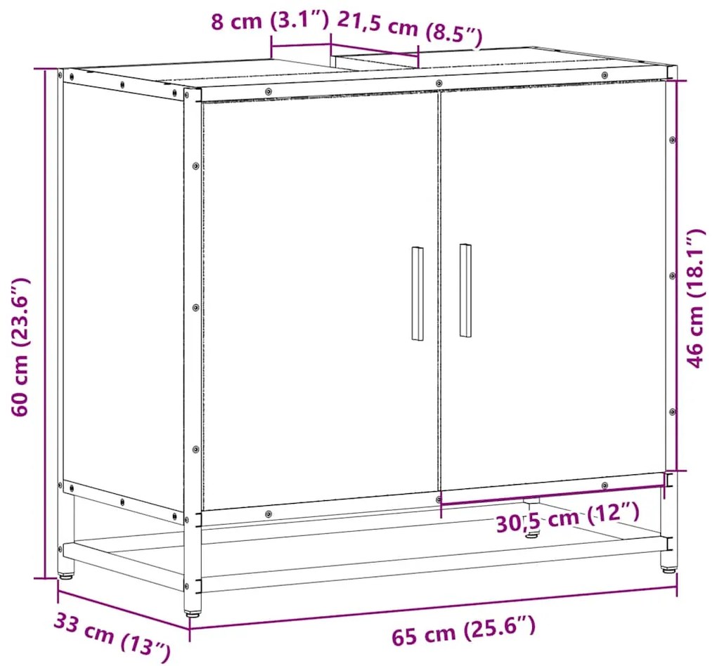 ΝΤΟΥΛΑΠΙ ΝΙΠΤΗΡΑ ΜΠΑΝΙΟΥ ΚΑΦΕ ΔΡΥΣ 65X33X60 CM 849268