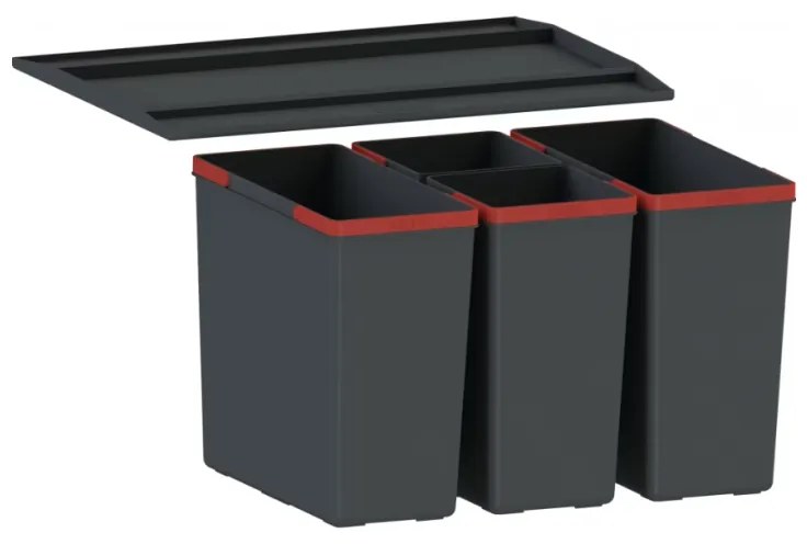 Franke Easysort 600-2-2 Εργονομικός Κάδος Απορριμάτων 42lt