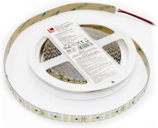 Adeleq Ταινία LED Λευκή Αυτοκόλλητη 5m 24VDC 24W Και 252LED Ανά Μέτρο IP54 Θερμό 3000K 30-34024024000
